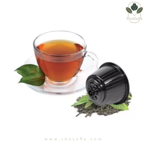 کپسول دولچه گوستوبونینی چای سیاه Black Tea-با طعم چای سیاه قدرتمند با نت های چوبی و غلیظ