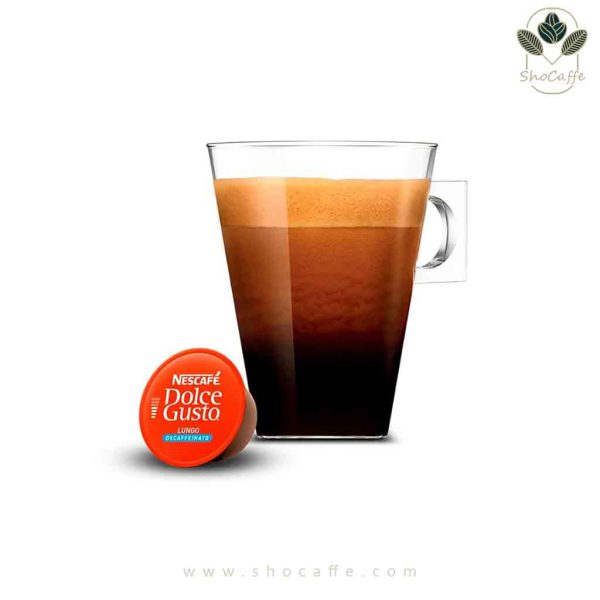 کپسول قهوه دولچه گوستو لانگو بدون کافئین LUNGO DECAFFEINAT