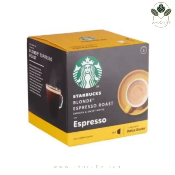 کپسول قهوه استارباکس بلونده اسپرسورست Starbucks Blonde Espresso شوکافه 0217