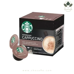 کپسول قهوه کاپوچینو دولچه گوستو استار باکس Starbucks Cappuccino-بادرجه تلخی متوسط