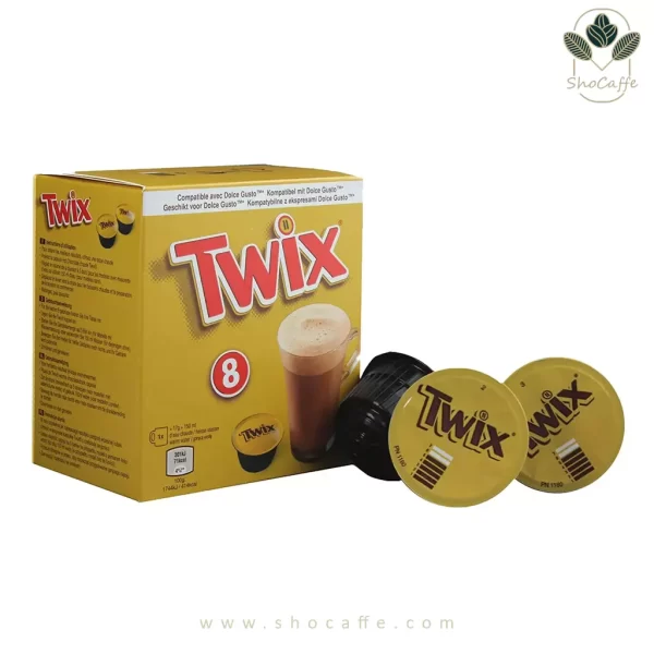 کپسول هات چاکلت دولچه گوستو تویکس Twix-دارای رایحه شکلاتی وشیرین