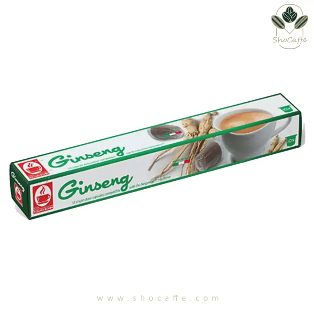 کپسول قهوه نسپرسو جنسینگ Ginseng بسته 10 عددی