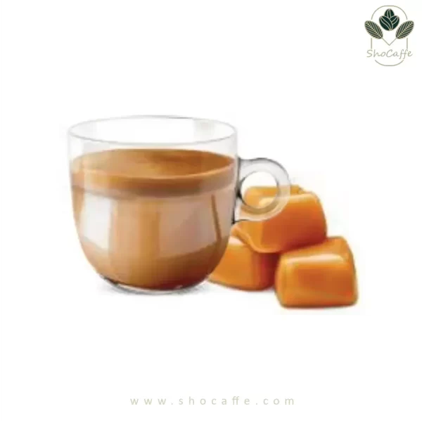 کپسول قهوه نسپرسو بونینی لته کارامل Latte Caramel بسته 10 عددی