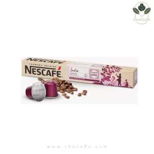 کپسول قهوه نستله ایندیا nescafe nestle india ده عددی -درجه تلخی 9