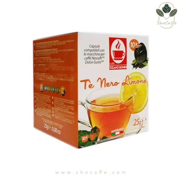 کپسول دولچه گوستوبونینی چای سیاه باطعم لیمو Te Nero Limon-مناسب دستگاه دولچه گوستو