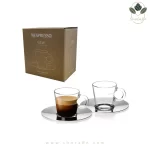 فنجان نسپرسو مدل ویواسپرسو View Espresso-ست 2عددی-دارای فنجان از جنس شیشه سکوریت