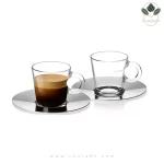 فنجان نسپرسو مدل ویواسپرسو View Espresso-ست 2عددی-دارای فنجان از جنس شیشه سکوریت