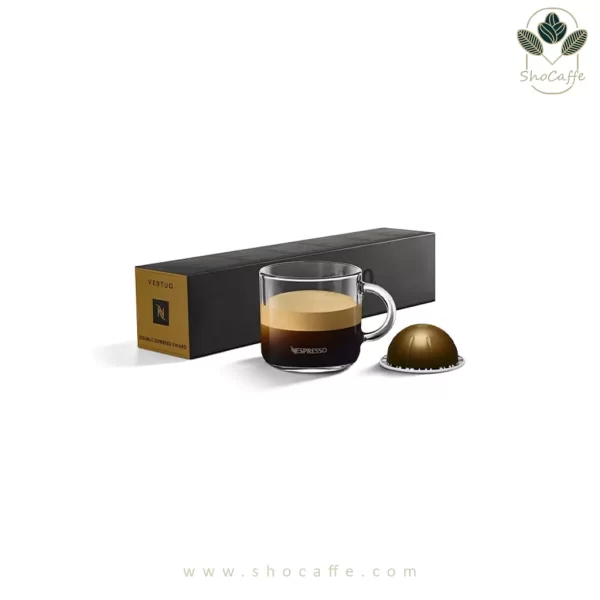 کپسول قهوه نسپرسو ورتو Double Espresso Chiaro- با درجه تلخی 8