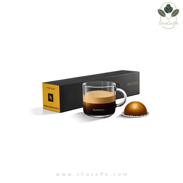 کپسول قهوه نسپرسو ورتو Double Espresso Dolce-ده عددی