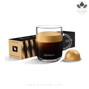 کپسول قهوه نسپرسو ورتو Mug Golden Caramel-ده عددی