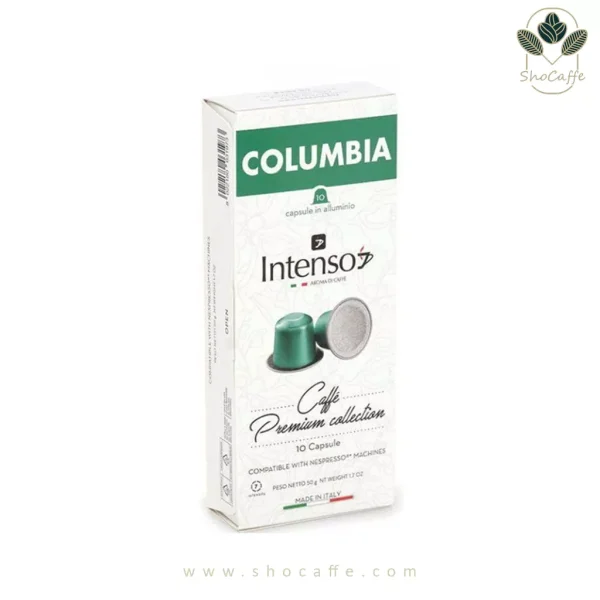 کپسول قهوه نسپرسو دلی کافه مدل Columbia Intenso