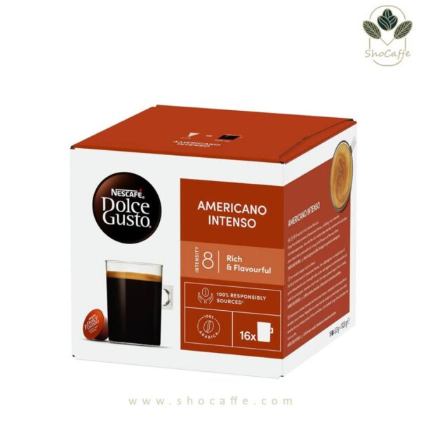 کپسول قهوه دولچه گوستو آمریکانو اینتنسو Americano Intenso