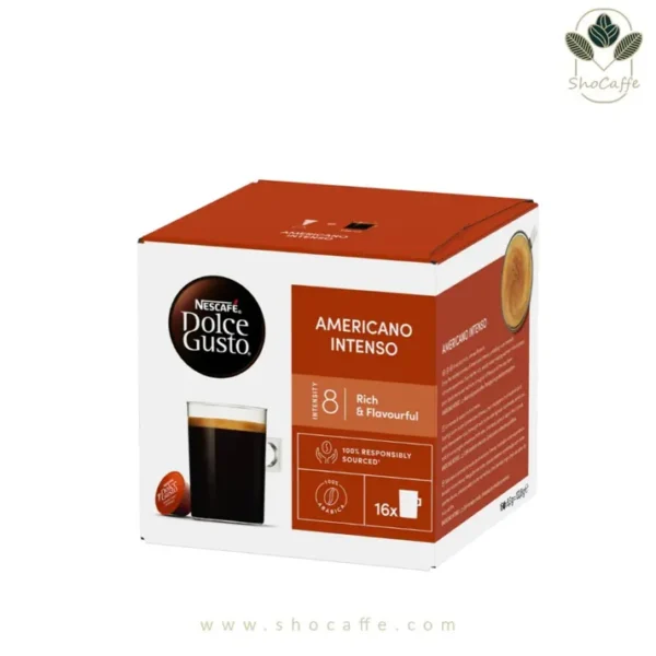 کپسول قهوه دولچه گوستو مدل آمریکانو اینتنسو Americano Intenso