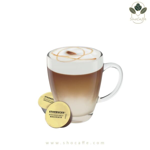 کپسول قهوه دولچه گوستو استارباکس لاته ماکیاتو وانیل Latte macchiato vanilla