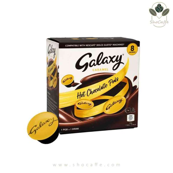 کپسول هات چاکلت دولچه گوستو گلکسی طعم کارامل Galaxy Caramel