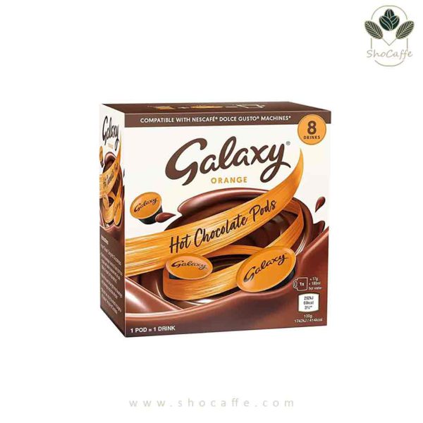 کپسول هات چاکلت دولچه گوستو گلکسی با طعم پرتقال Galaxy Orange