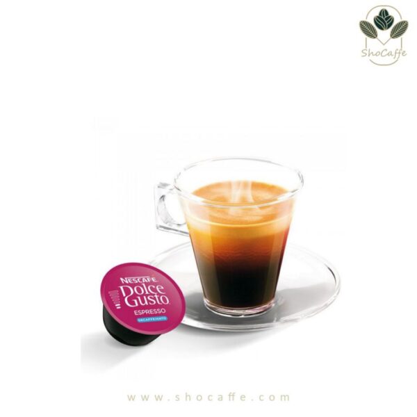 کپسول قهوه دولچه گوستو مدل اسپرسو بدون کافئین Espresso Decaffeinato
