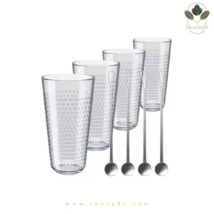 لیوان نسپرسو مدل Ritual Recipe Glasses&Spoons-ست 4عددی