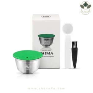 کپسول قابل شارژ دولچه گوستو Stainless Steel Crema 3nd Green