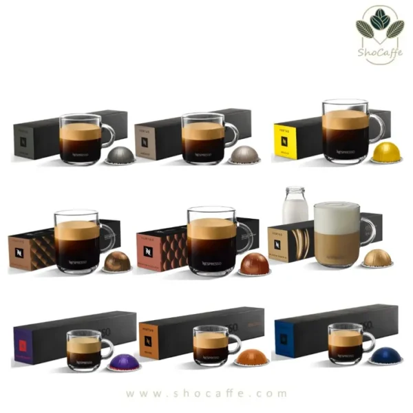 پک کپسول های نسپرسو ورتولاین Nespresso Capsule