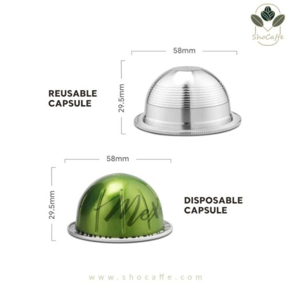 کپسول قابل شارژ نسپرسو ورتولاین Reusable Coffee Capsule G6