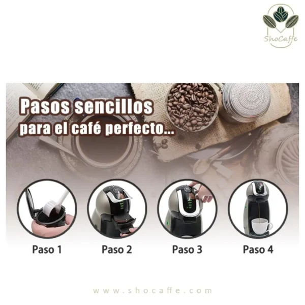 کپسول قابل شارژ دولچه گوستو Reusable Coffee Capsule-سه عددی