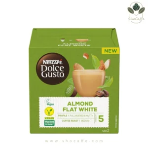 کپسول قهوه دولچه گوستو مدل آلموند فلت وایت Almond Caffe Latte