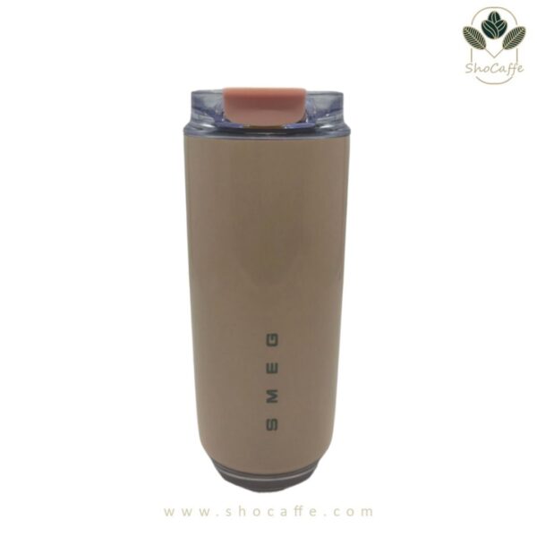تراول ماگ اسمگ صورتی مدل Smeg648 گنجایش 480 میلی لیتر- سایز بزرگ