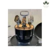 جا قاشق و چنگال و کارد اسمگ مشکی مدل Smeg Tw0256