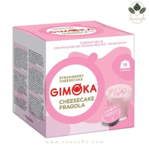 کپسول قهوه دولچه گوستو جیموکا مدل چیزکیک فراگولا Gimoka Cheesecake Fragola