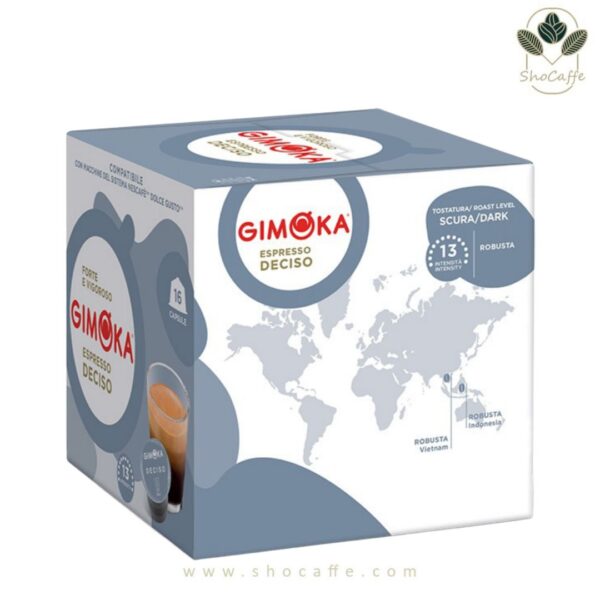 کپسول قهوه دولچه گوستو جیموکا مدل اسپرسو دکیسو Gimoka Deciso
