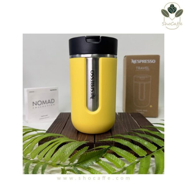 تراول ماگ نسپرسو مدل نوماد کوچک زرد آفتابی Nomad City Sun Yellow