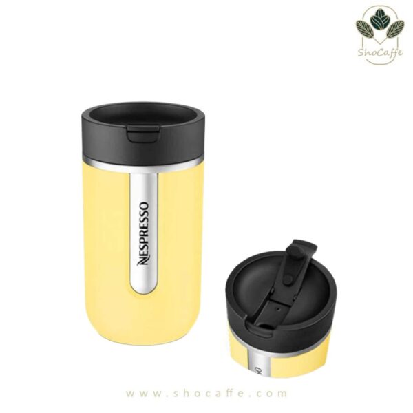 تراول ماگ نسپرسو مدل نوماد کوچک زرد آفتابی Nomad City Sun Yellow