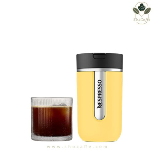 تراول ماگ نسپرسو مدل نوماد کوچک زرد آفتابی Nomad City Sun Yellow