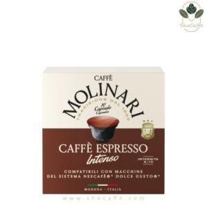 کپسول قهوه دولچه گوستو مولیناری مدل اسپرسو اینتنسو Molinari Espresso Intenso
