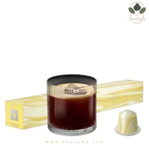 کپسول قهوه نسپرسو اورجینال لمیتد یوزو وانیل Nespresso Yuzu Vanilla flavour over ice