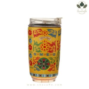 تراول ماگ اسمگ دولچه گابانا زرد مدل DG-648 گنجایش 240میلی لیتر