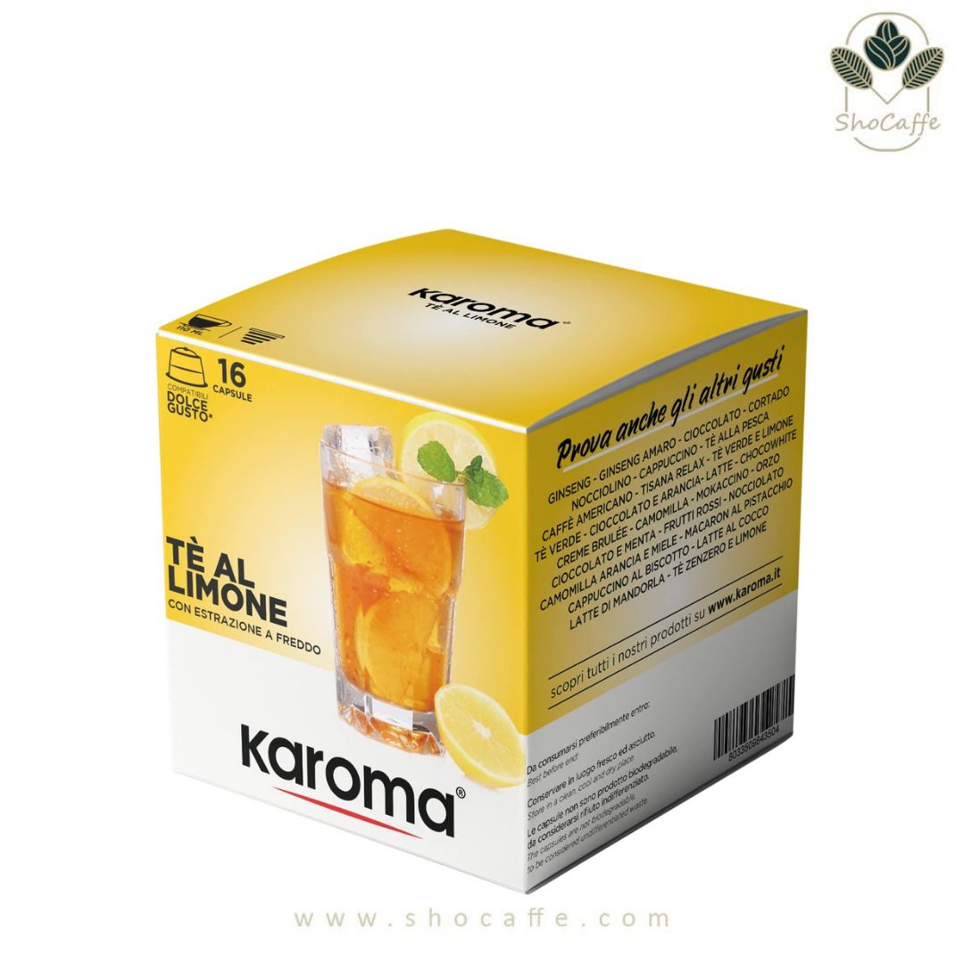 کپسول دولچه گوستو کاروما مدل چای لیمو Karoma Te Al Limone