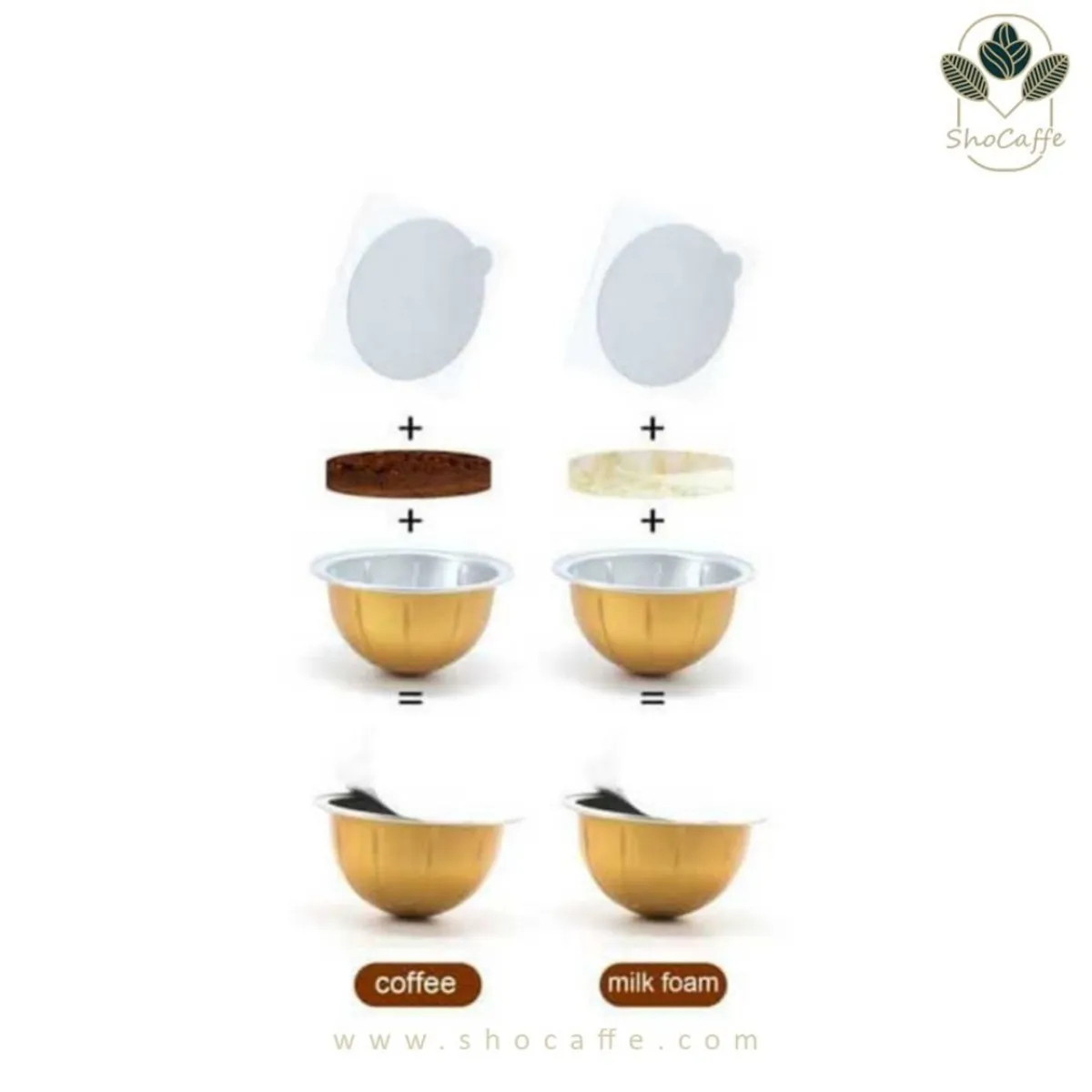 کپسول قهوه قابل شارژ نسپرسو ورتولاین 230 میل Nespresso Vertuo Reusable Capsule