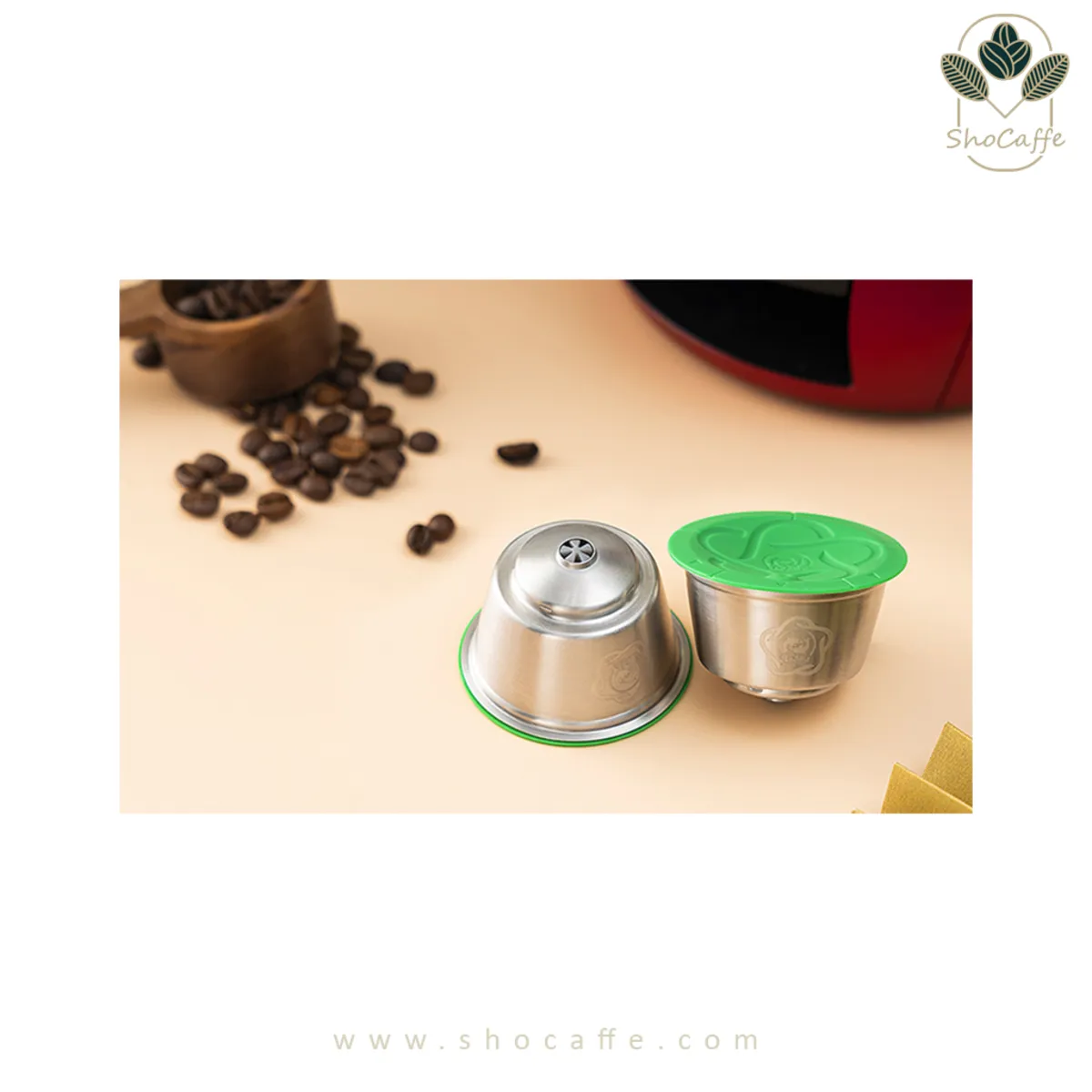 کپسول قابل شارژ دولچه گوستو درب سیلیکونی Docle Gusto Reusable YD06